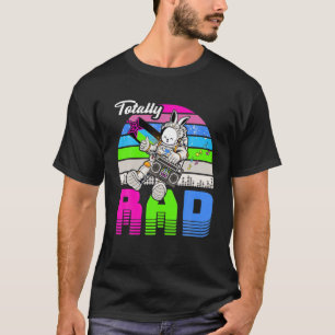 80'S 90'S Vintage Astronaut Bunny Retro Apparel Me T-Shirt