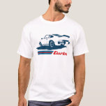 80's 911 Turbo T Shirt<br><div class="desc">Legendary sportscar and icon of the 1980's the 911 is many peoples dream car. This exclusive 911 Turbo Tshirt shows the 911 in all it's glory, whale tail spoiler and all, complete with turbo script and famous stripes that have adorned many a racing porsche. A T-shirt for the 911 enthusiast...</div>
