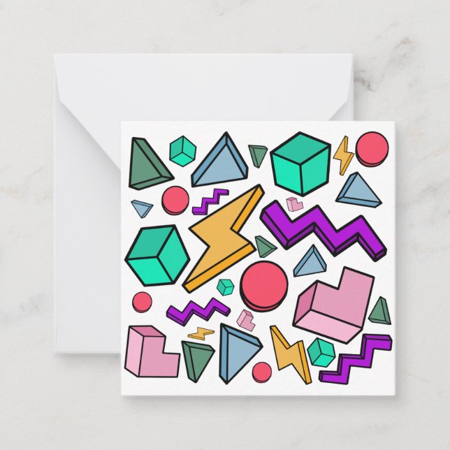 80s Aesthetic Vintage Retro Card (Front)
