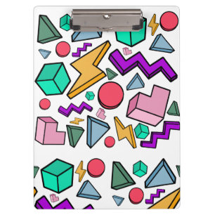 80s Aesthetic Vintage Retro Clipboard