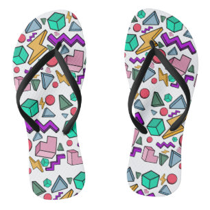 80s Aesthetic Vintage Retro Jandals