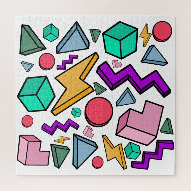 80s Aesthetic Vintage Retro Jigsaw Puzzle (Vertical)