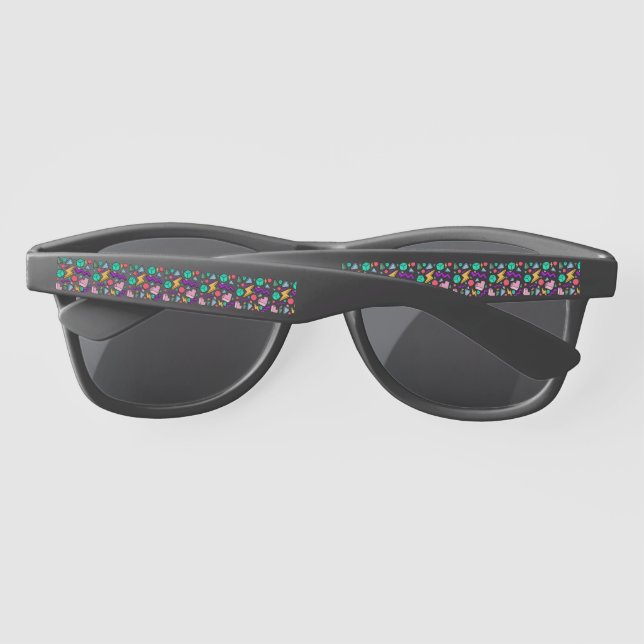 80s Aesthetic Vintage Retro Sunglasses (Back)