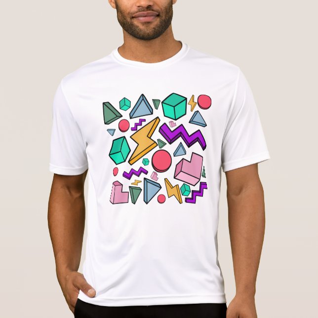 80s Aesthetic Vintage Retro T-Shirt (Front)