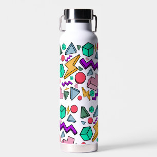 80s Aesthetic Vintage Retro Water Bottle