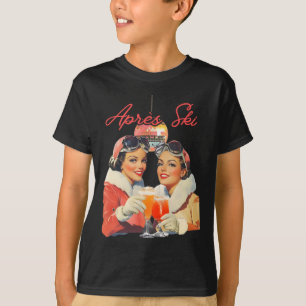 80s Apres Ski Outfit Men Women Skier Freerider Ski T-Shirt
