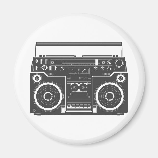 80s Boombox Magnet (Front)