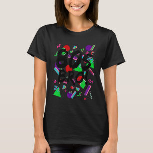 80s Bro 1980's Party Eighties Style Pattern Brothe T-Shirt