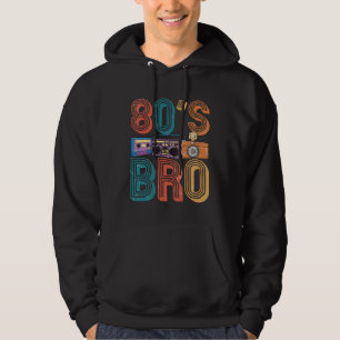 80s Bro Vintage Cassette 80s Costume Party 1980s E Hoodie