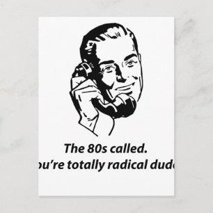80s called postcard
