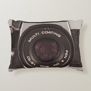 80's camera decorative cushion