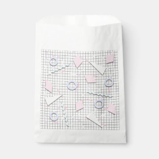80s Candy Pastel Geo Print Favor Bags