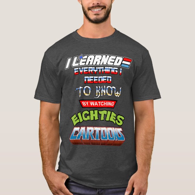 80s Cartoon gift T-Shirt (Front)
