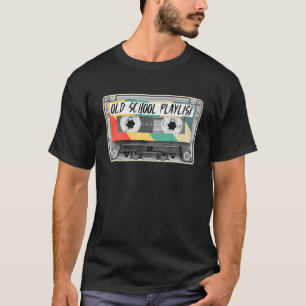 80S Cassette Tape Fashion Old School Playlist 1980 T-Shirt