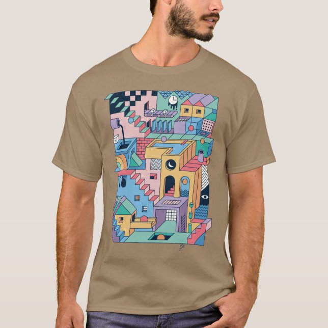 80s Escher gift T-Shirt (Front)