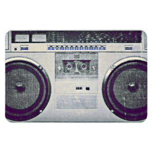 80's ghetto blaster magnet