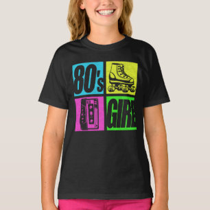 80s Girl 1980s Fashion 80 Theme Party Eighties  T-Shirt