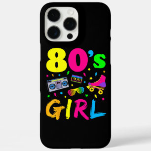 80's Girl Birthday Party Costume Retro Vintage Gif iPhone 16 Pro Max Case