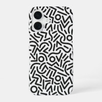 80s Graffiti Memphis Style Abstract Pattern Case