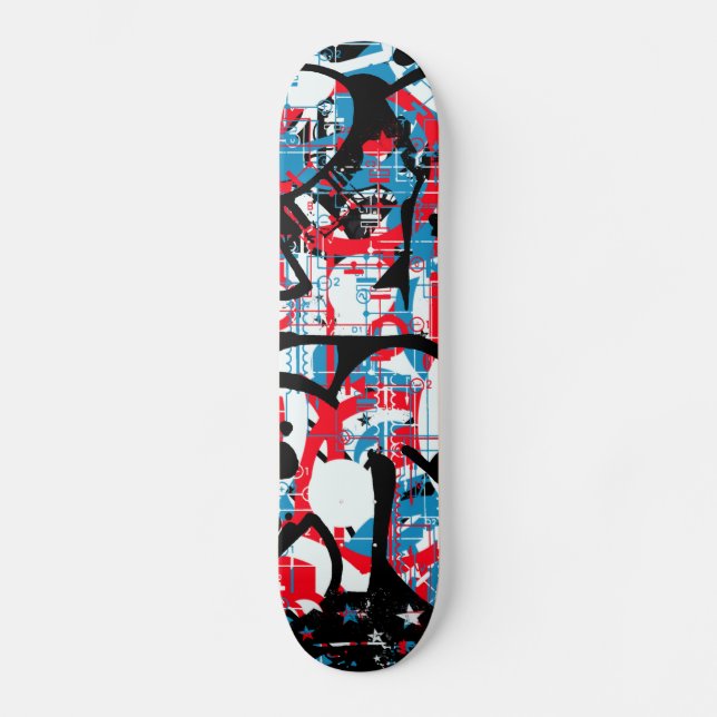 80s Graffiti Skateboard (Front)