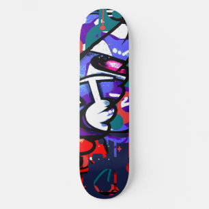 80s Graffiti Skateboard