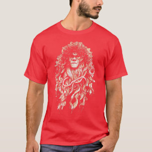 80s Hair Scary Horror Zombie Swamp Monster Hallowe T-Shirt
