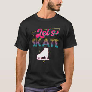 80s Ice Skating Outfit Figure Skater Retro 90's Ic T-Shirt