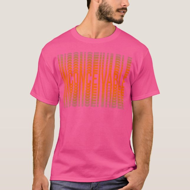 80'S Inconceivable Optical Illusion Edm Wild Eyes T-Shirt (Front)