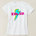 80's krash lightning bolt T-Shirt<br><div class="desc">80's krash lightning bolt</div>