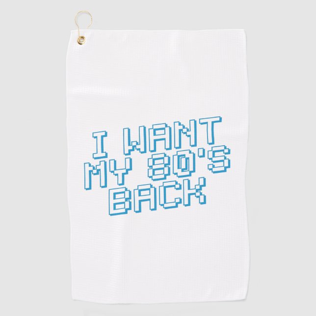 80s Lover Golf Towel (Front)