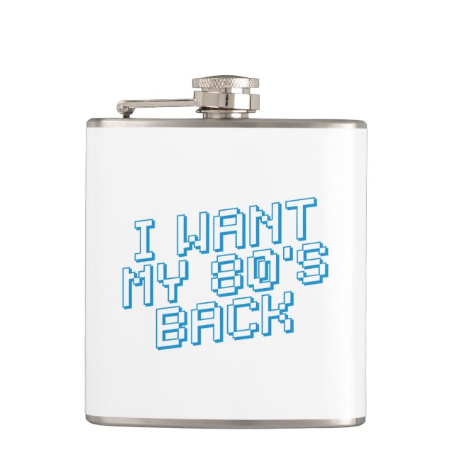80s Lover Hip Flask (Front)