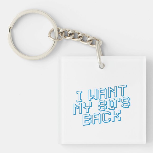 80s Lover Key Ring (Front)