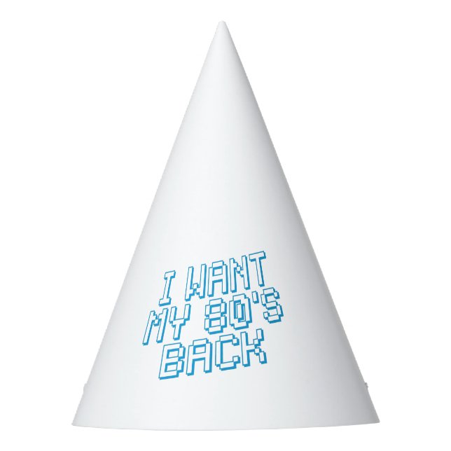 80s Lover Party Hat (Front)