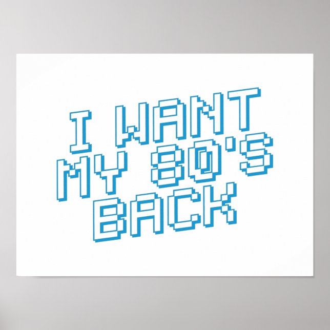 80s Lover Poster (Front)