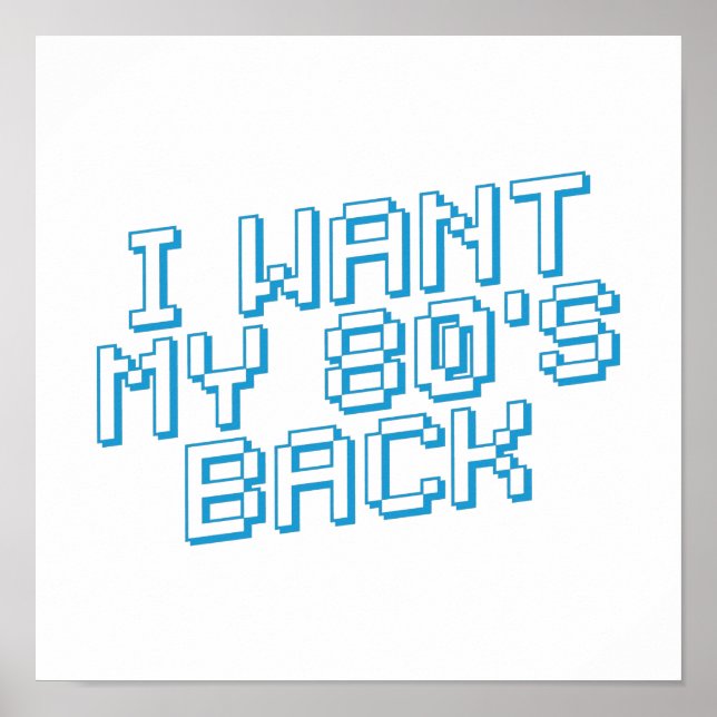 80s Lover Poster (Front)