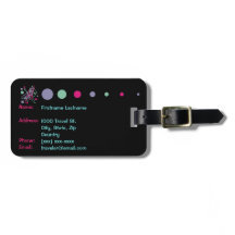 80s luggage tag eighties vintage splash medley art