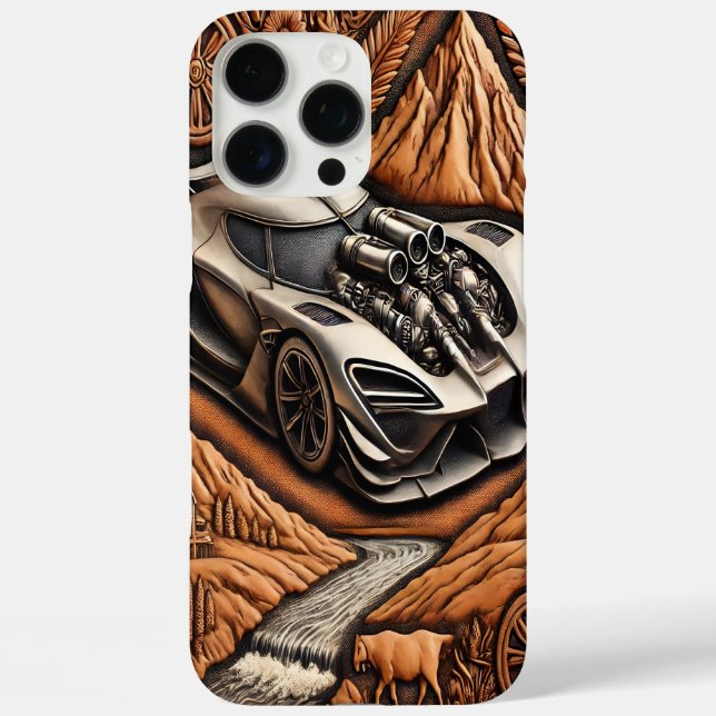 80s Muscle Car in Scenic Splendour Case-Mate iPhone Case (Back)