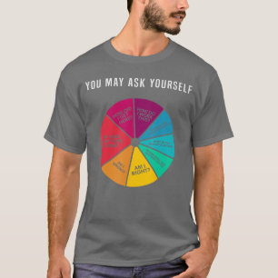 80s Music Retro Lyrics Pie Chart You May Ask Yours T-Shirt