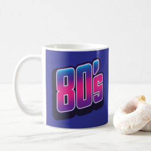 80's Neon Coffee Mug