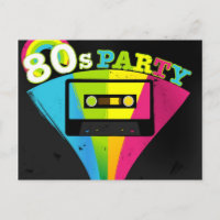 80s Party Background