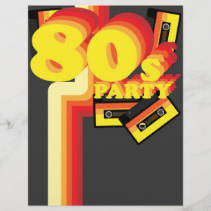 80s Party Flyer