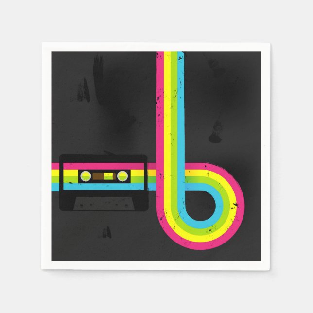 80s party napkin (Front)