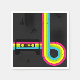 80s party napkin