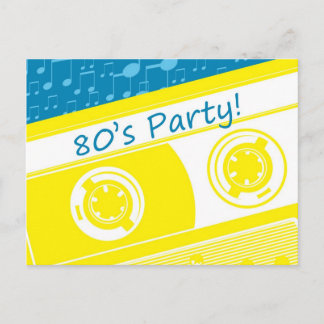 80s Party Postcard