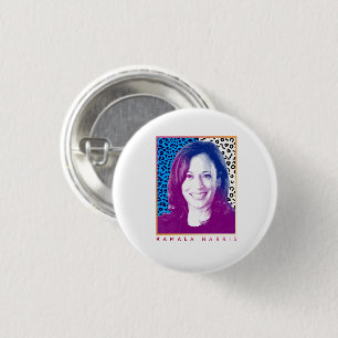 80s Poster - Kamala Harris 3 Cm Round Badge