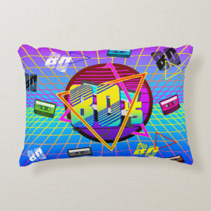 80's Retro Cassette Tape Old School Decorative Cushion