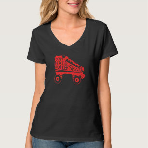 80s Retro Cool Skating Don't Hate Roller Skate T-Shirt