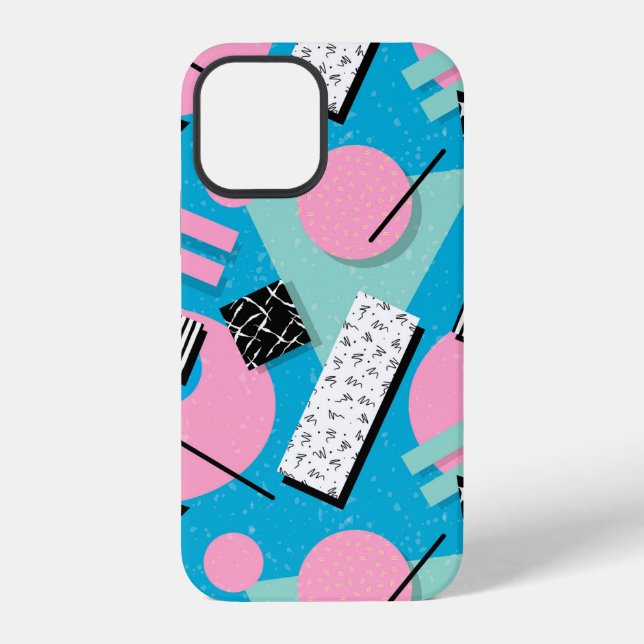 80s Retro New Wave Pattern iPhone / iPad case (Back)