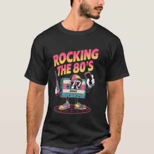80s Retro Party Mixtape Cassette Tape Costume Outf T-Shirt