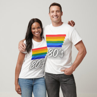 80s Retro Rainbow Vintage T-Shirt